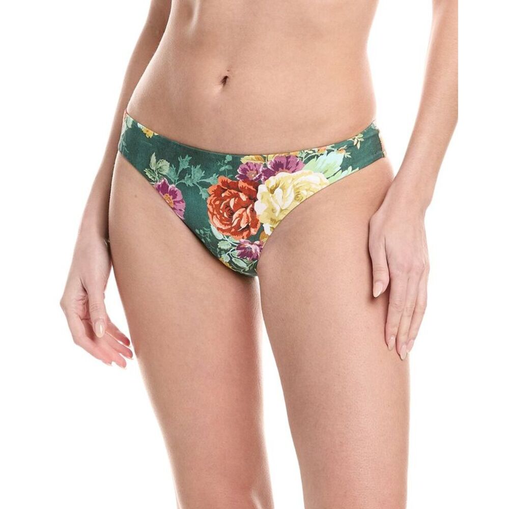 Monte And Lou Womens  Newport Bikini Bottom, Green